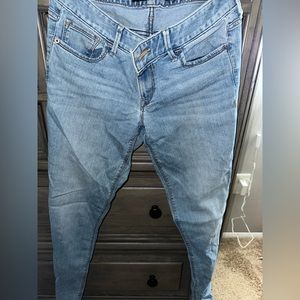 Womens Express light washed skinny #Jeans . Size 6R